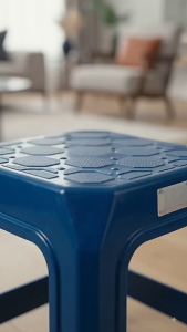 BLUE STOOL – DURABLE COMFORTABLE & MULTI-PURPOSE PLASTIC STOOL FOR HOME KITCHEN BATHROOM & DAILY USE 7