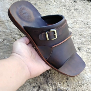 sandal pria 100% kulit terlaris#sandal pria kulit berkualitas