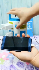 Multifunctional Vertical Universal Tower Extension Socket Plug with Dual USB Ports 3-Layer Power Strip (2500W) [Malaysia Standard Plug]