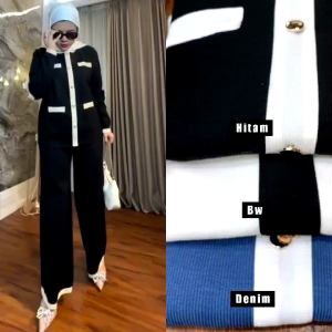 one set knit wanita terbaru