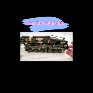 Đồ chơi xếp hình xe tên lửa hành trình icbm gồm 476 mảnh ghép Minifigures Leyi 88011