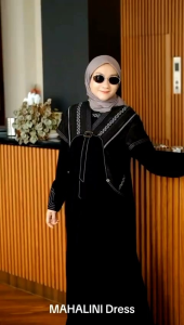 MADLHALINI AURAASKA M-L DRESS GAMIS MODE TERBARU BEST SELLER DAN REAL ORIGINAL