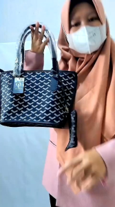 TERBARU TOTE BAGS WANITA (ALIYS) CANVAS SIGNATURE 2 TALI