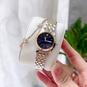ĐỒNG HỒ NỮ CHÍNH HÃNG Citizen EW2294-53L Eco-Drive Blue Dial Demi Gold Stainless Steel For Lady