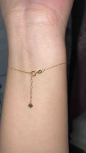 PAWNABLE 18K Saudi Gold DAINTY Running Ball Bracelet(Lightweight Manipis 6.25”-7”)✨