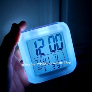 PERSONALIZE Color Changing Digital Clock for Christening Debut Wedding etc.