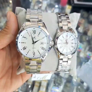 [ BEST SELLER ] Jam Tangan Couple Analog Mirete Original Pria Dan Wanita Tahan Air Terlariss Tanggal Aktiff Strap Rantai Stainless Steel Baja Anti Karat Bisa Beli Satuan // Jam Tangan Cowok Cewek Couple Anti air Mewah Elegan Sporty Cod Bayar Di Tempat