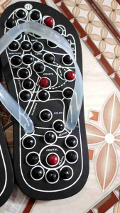 sendal jepit rematik/sendal kesehatan/sendal terapi/asam urat/reflexi/akupuntur