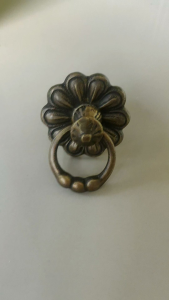 Tarikan Pintu Gebyok Kuningan Motif Gby 082 Antik 2 Pcs