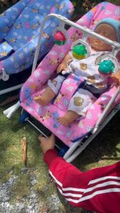 เปลโยกมีล้อ ปรับระดับได้ 3 ระดับ