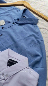 Kemeja Pria Lengan Panjang polos Kemeja Kasual Ukuran L XL XXL 3XL warna terbaru