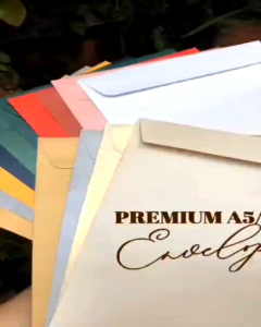 A5/C5 Envelopes 50S / 信封 / Sampul Surat / மேலுறைகளை for Weddings / VIP / Events