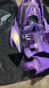 cover body full halus honda vario kzr kzr golden purple lembayung gold