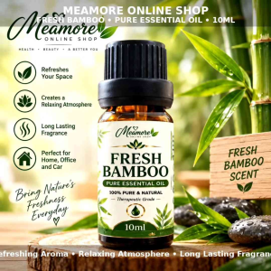 Meamore Fresh Bamboo Pure Essential Oil 10ml Refreshing Aroma Relaxing Atmosphere