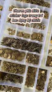 [Charm - Phù điêu] trang trí passport ví da nguyên liệu decor album thiệp sổ tay vòng tay dây chuyền... Mẫu đẹp