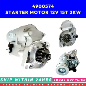 4900574 STARTER MOTOR [12V 15T 2KW] [LOCAL STOCK. READY TO SHIP WITHIN 24HRS.] FOR CUMMINS ENGINE PART