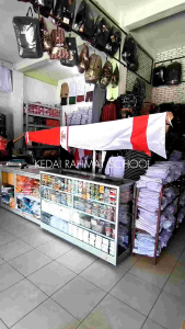Bendera Merah Putih Umbul Umbul Garuda Zig Zag Layur