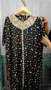 DASTER ARAB SUPER JUMBO LD 150 /XXXL KEKINIAN  BAJU WANITA LONG DRESS MODEL BARU  BUSUI FRIENDLY