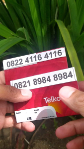 Kartu Perdana Nomor Cantik Telkomsel DOUBLE ABCD ABCD