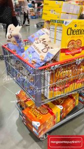 (1 Hộp 652g) Ngũ cốc dinh dưỡng ăn sáng Lucky Charms mix kẹo dẻo Marshmallows chuẩn Mỹ bay air