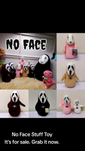 ⋆˚✿˖° No Face Halloween Stuff Toy / Stuffed Toy
