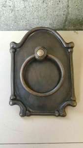 Tarikan Pintu Gebyok Kuningan Motif Gby 069 Antik 2 Pcs