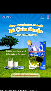 Gomars susu kambing etawa bubuk BPOM RI MD gomars / SUSU KAMBING ETTABUMIN DAN  susu kambing gomars