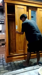 lemari pakaian pintu 4 pintu sleding geser