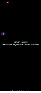 MOMO Baby Toddler Ergonomic Breathable Adjustable Carrier Hip Seat Dukung Bayi