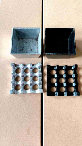 Asbak Hotel Aluminium Lubang 9 / Ashtray / Asbak Rokok