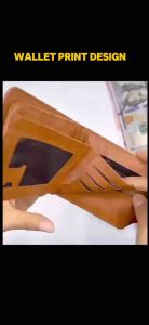 Men’s dollar design wallet with magnet lock