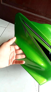 Reflector lampu ninja R barong set hijau oryginal copotan motor