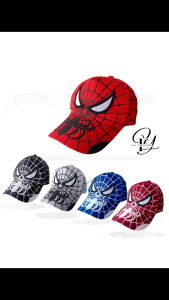 Topi Anak Laki-Laki & Perempuan Bordir Karakter Spiderman Superhero