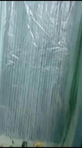 Gorden sekat model smockring motif polos emboss buat ruang tamu jendela dan pintu kamar terbaru