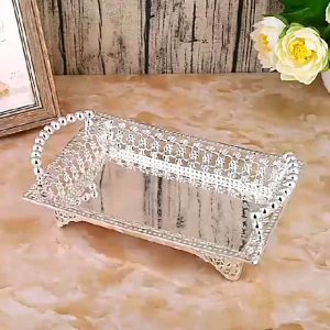 European Fruit Tray Dessert Plate Metal Snacks Dessert Plate Iron Serving Tray Cake Stand Wedding Party Decoration