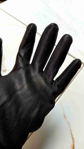 Sarung Tangan Safety lapisan karet PU Anti Sayat ( produk baru )
