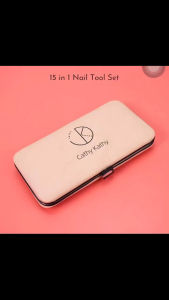 Cathy Kathy Rose Gold Limited Series 15 in 1 Nail Tools Hand Care Foot Care and Facial Care Tool Set