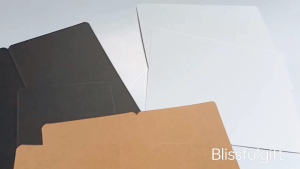300gsm Thick Blank Vintage Folded Plain Greeting Card DIY Gift 100pcs