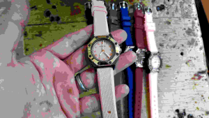 Jam Tangan Wanita Terlaris F50i Tangal Aktif Strap Karet - jam tangan wanita terbaru 2024 tali karet tangal aktif free batrai cadangan