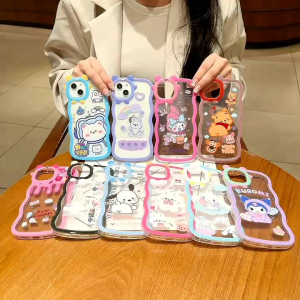 Silikon Softcase & Gelembung Case Wave Bear Untuk Xiaomi Redmi
