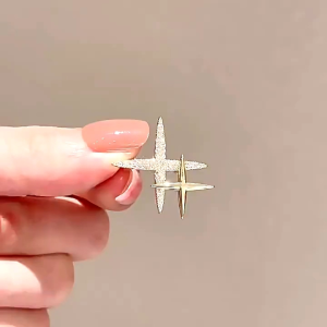 Bros Jilbab Mutiara Hijab Bulan Sabit Cantik Lucu Diamon Sparkling Clips