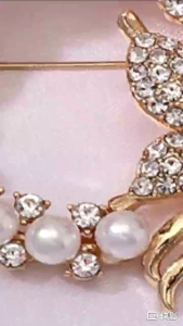 Bros Jilbab Mutiara Hijab Bulan Sabit Cantik Lucu Diamon Kupu Besar Clips