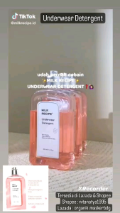 Milk Recipe undewear detergent 320ml|Detergent untuk pakaian dalam
