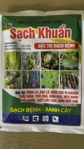 Sạch khuẩn lúa rau màu hoa - héo xanh đốm sọc tóp đầu lá bạc lá ghẻ sẹo lưu dẫn 30gram