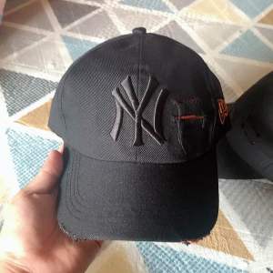 Topi Pria Baseball Distro Ny Full Bordir Sobek Kekinian