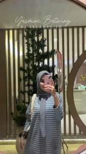 KAFTAN Batwing knit Salur Premium | yasmine batwing | Midi Dress | Gamis Knit Import | Gamis Fashion Muslim Kekinian