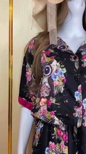 Piyama Wanita Model Kombinasi Viral Kekinian Model Terbaru/Piyama Motif Lengan Pendek