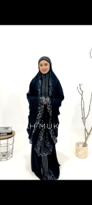 Mukena Dewasa Mewah Terbaru Rayon Bordir Premium Renda Azifa