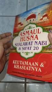 Buku asmaul husna shalawat nabi dan sipat 20 keutamaan dan khasiatnya
