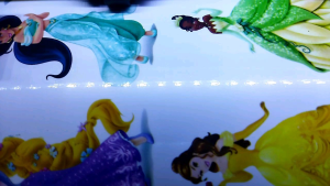 Sticker Dinding PRINCESS size 8 cm Vinyl White Waterproof